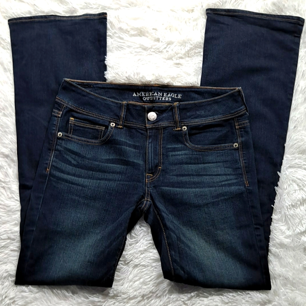 Like New! American Eagle Kick Boot Denim Sz 6